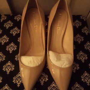 *AUTHENTIC* Christian Dior Dior essence patent calfskin pumps